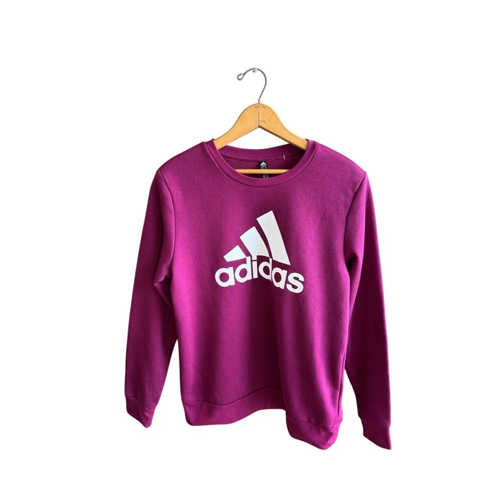 Adidas Golf Crewneck Sweatshirt athleisure Purple Magenta Powerberry Women M NWT